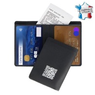 2-card case with invoice pocket