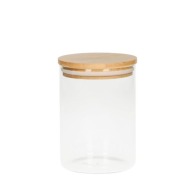 Bamboo? glass container, 700 ml