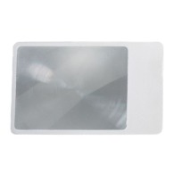 Credit-card size magnifier