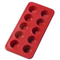 Round ice cube mould, reusable