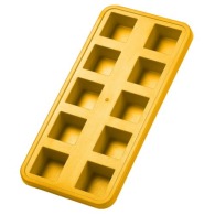 Square ice-cube mould, reusable