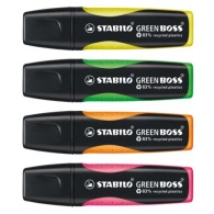 STABILO GREEN BOSS Desktop set of 4 highlighters