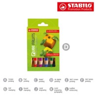 STABILO woody 3 in 1 Set of 6 coloured pencils