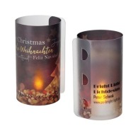 Candleholder, Christmas motif