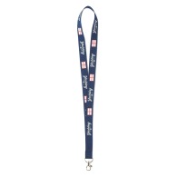 Standard lanyard printed in 1 to 4 colours