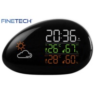 INDOOR/OUTDOOR WEATHER STATION, COLOR LED DISPLAY