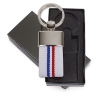 Flag belt keychain