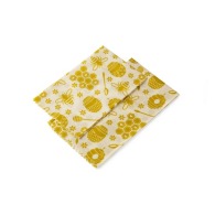 Food packaging set with beeswax