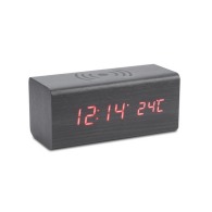 Desk clock with induction charger CORNELL