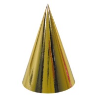 POINTED HAT X 6 GOLD