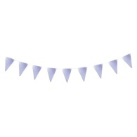 IRIDESCENT AND GOLD SCALLOPED PENNANT GARLAND