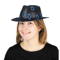 SEQUINED BAR MITZVAH HAT 3 COUL.ASS