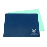 Flexible A4 desk pad in colored imitation leather