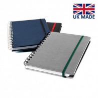 A5 spiral notebook in imitation leather