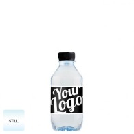 0.30L still water with YOUR LOGO and black cap