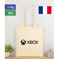 French Tote bag in organic cotton 150g
