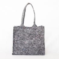 Recycled felt shopping bag