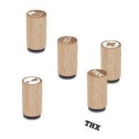 Mini Woodies - additional 1-c pad printing on side