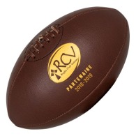 VINTAGE LEATHERETTE RUGBY BALL