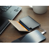 Leather credit card case with Powerbank 2500mAh