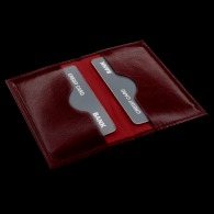 Anti-RFID leather card holder