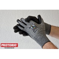 Tempered polyester gloves