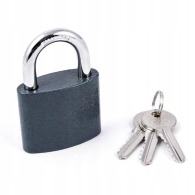 50mm Lacquered Iron Padlock with Keys