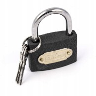 75mm Tempered Cast Iron Padlock with Keys