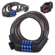 Antivol pour vélo, moteur, fermoir, câble code