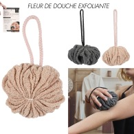 fleur de douche exfoliante, 2-fois assorti