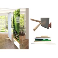 Woody Banner Stand