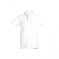 THC ADAM KIDS WH. Unisex children's polo shirt
