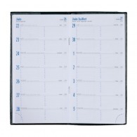 Bi-weekly diary - PVC Marbled rubber (+Quadri digital QV11)