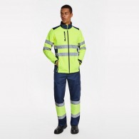 ANTARES - High visibility two-colour soft shell