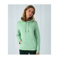 B&C Queen Hooded Sweat Top - White