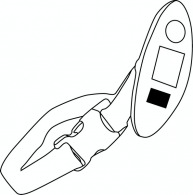Digital luggage scale picture