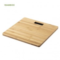 Bamboo bathroom scale