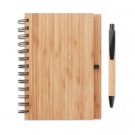 Bambloc - bamboo notebook and pen