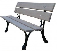 Wooden bench Length 1.50 m