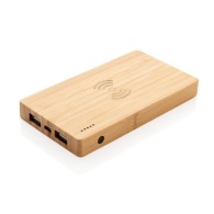 Bamboo battery 4000 mah with induction 5w