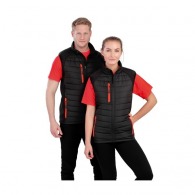 Black Compass Padded Softshell Gilet - Quilted Bodywarmer
