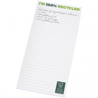 desk-mate® recycled notepad 1/3 a4 50 sheets