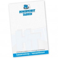 Classic a4 notepad made of recycled paper picture