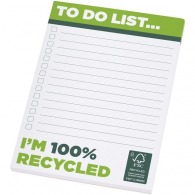 desk-mate® 50 sheet recycled A6 notepad
