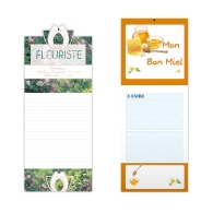 Paper notepad to hang 100 x 250 mm