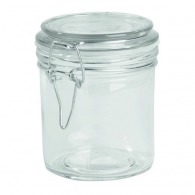 Clicky glass jar, approx. 280 ml
