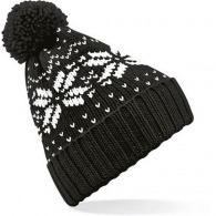 Snowstar jacquard beanie picture