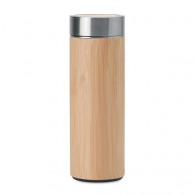 Bamboo flask / bottle with tea infuser 400 ml