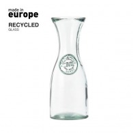 Recycled glass carafe
