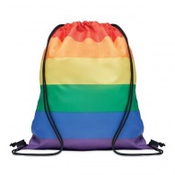 BOW Rainbow drawstring bag RPET